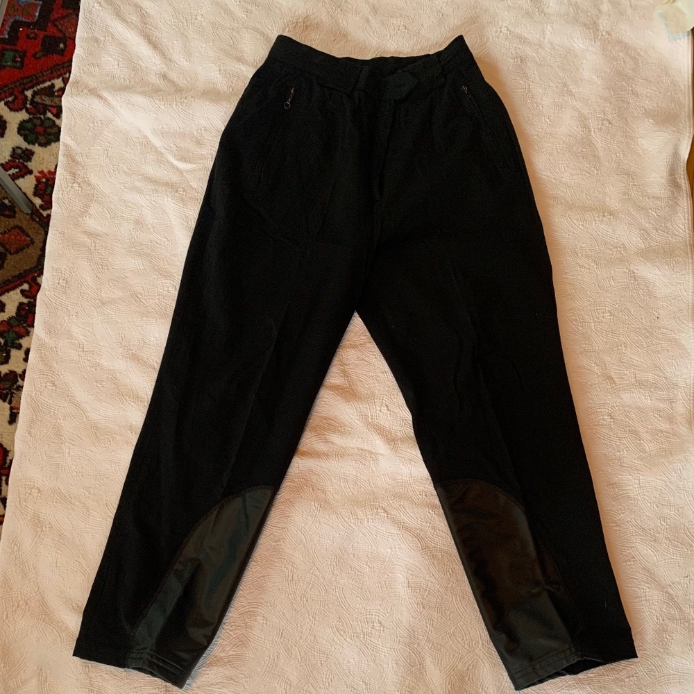 Ralph Lauren Black Stretch Vintage Ski Pants. NWOT. 8